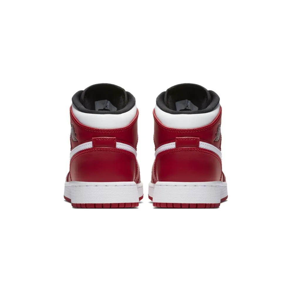 Jordan 1 Mid Chicago (GS) Gym Red/White-Black (554725-605)