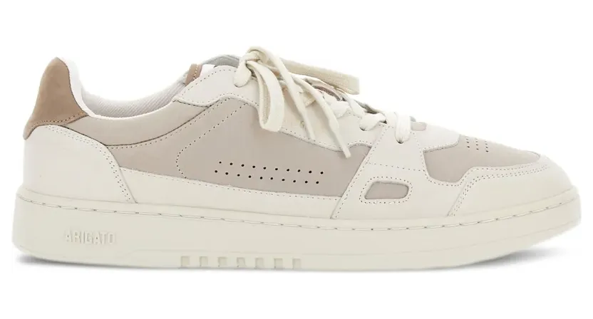 Axel Arigato Perforierte Dice Lo Wildleder-Sneakers – Nude (F3370001)