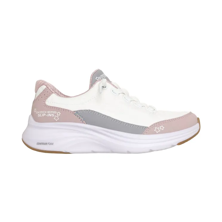 Skechers Slip-ins: Contour Foam – Cozy Fit Wit/Lavendel