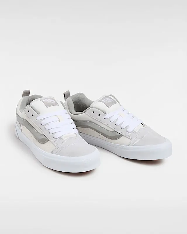 Vans Knu Skool Skate Shoes “Tri-Tone Block Light Grey / White” (VN000D22BH7)