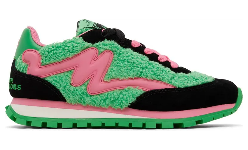 Marc Jacobs Pink & Green ‘The Teddy Jogger’ 301 Green Multi (M9002404)