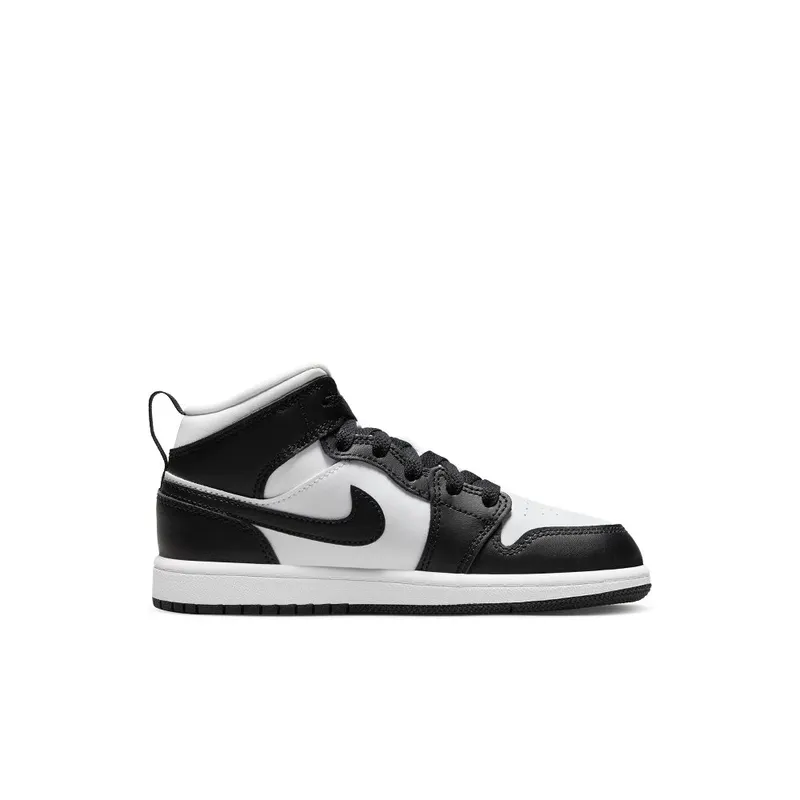 Jordan 1 Mid Younger Kids’ Black (DR9496-001)