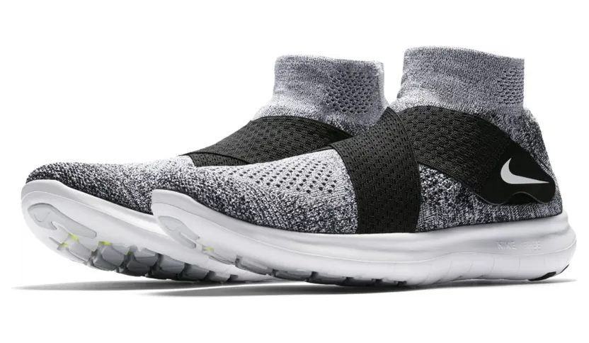 Nike Free RN Motion Flyknit 2017 Black White (880845-001)