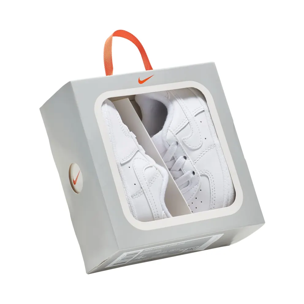 Nike Force 1 Cot Baby Bootie White (CK2201-100)