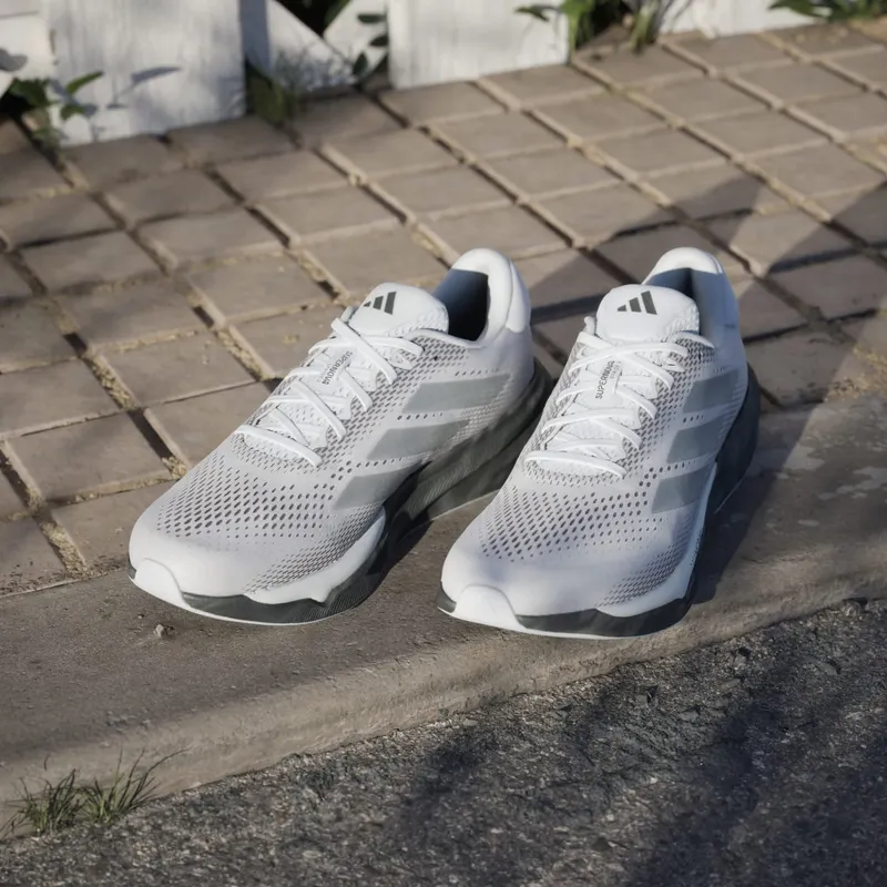Adidas Supernova Stride 2 Running Shoes GREY / Silver Metallic / Core Black (JR0220)