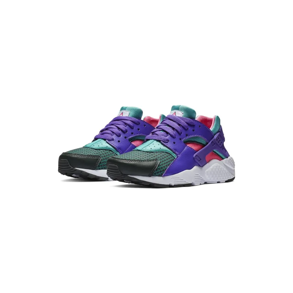 Nike Air Huarache Run Ultra Now Outdoor Green Hyper Grape (GS) Outdoor Green/Cabana-Hyper Pink-Hyper Grape (BQ7096-300)