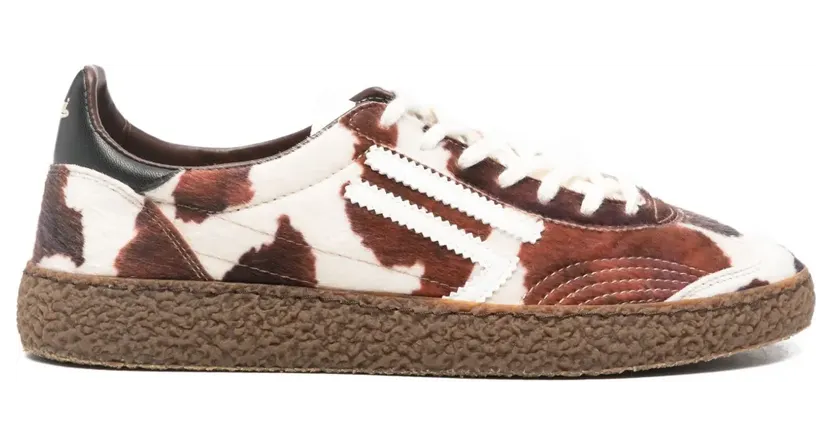Puraai Carolina sneakers met patroon – Bruin (PU601X018)