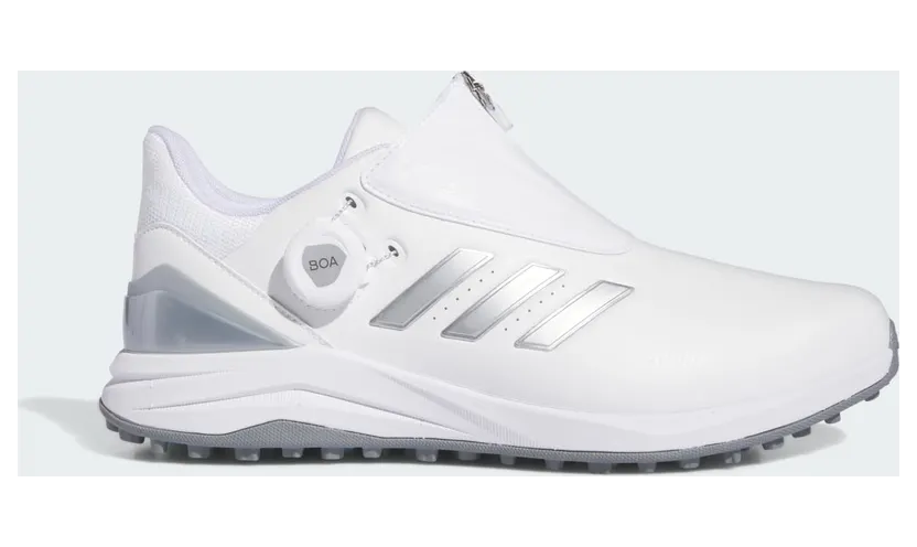adidas Solarmotion BOA 24 Spikeless Golf Cloud White Silver Metallic Blue Burst (IF0284)