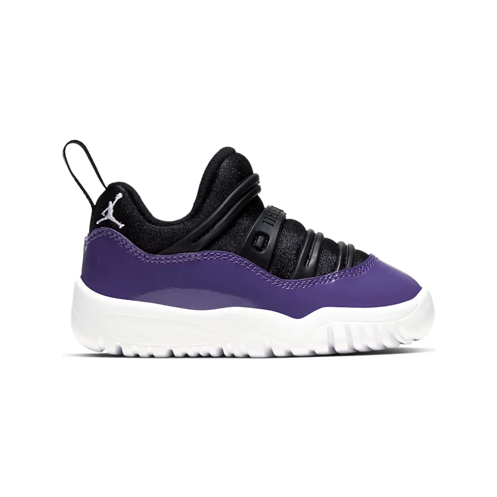 Jordan 11 Retro Little Flex Black Court Purple (TD) Black/Court Purple-Hyper Violet-White (BQ7102-005)