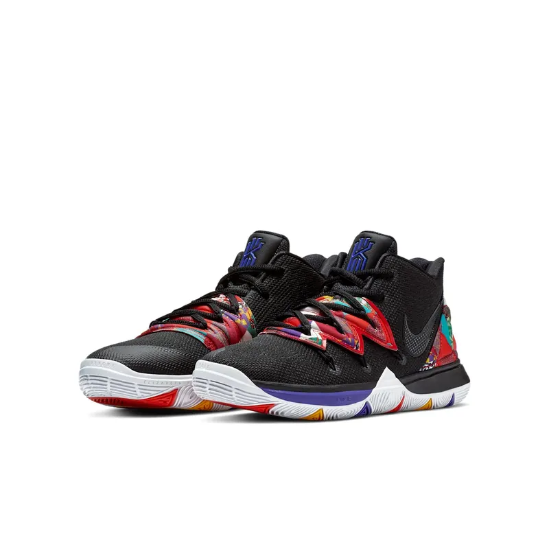 Nike Kyrie 5 Chinese New Year 2019 (GS) Black/Summit White-Black (AQ2456-010)