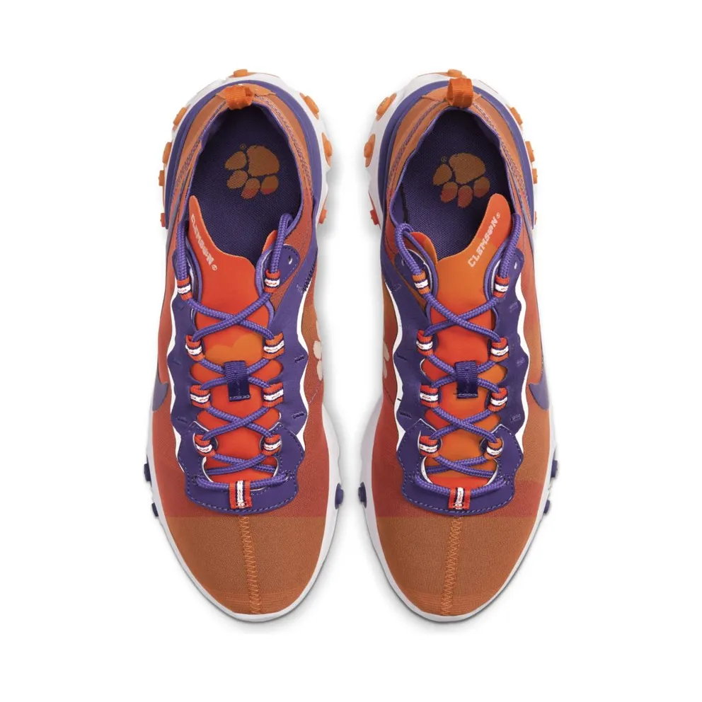 Nike React Element 55 Clemson University Orange/White-New Orchid (CK4796-800)