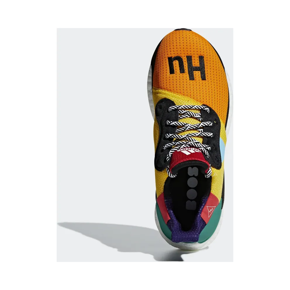 adidas Solar Hu Glide Pharrell Multi-Color (W) Cloud White/Collegiate Burgundy/Yellow (DB3038)