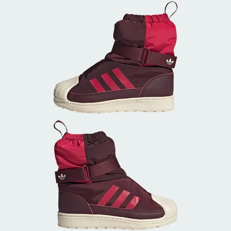 Adidas Superstar 360 Winterized Boot Kids Maroon / Wonder White / Ruby Red (JR5804)