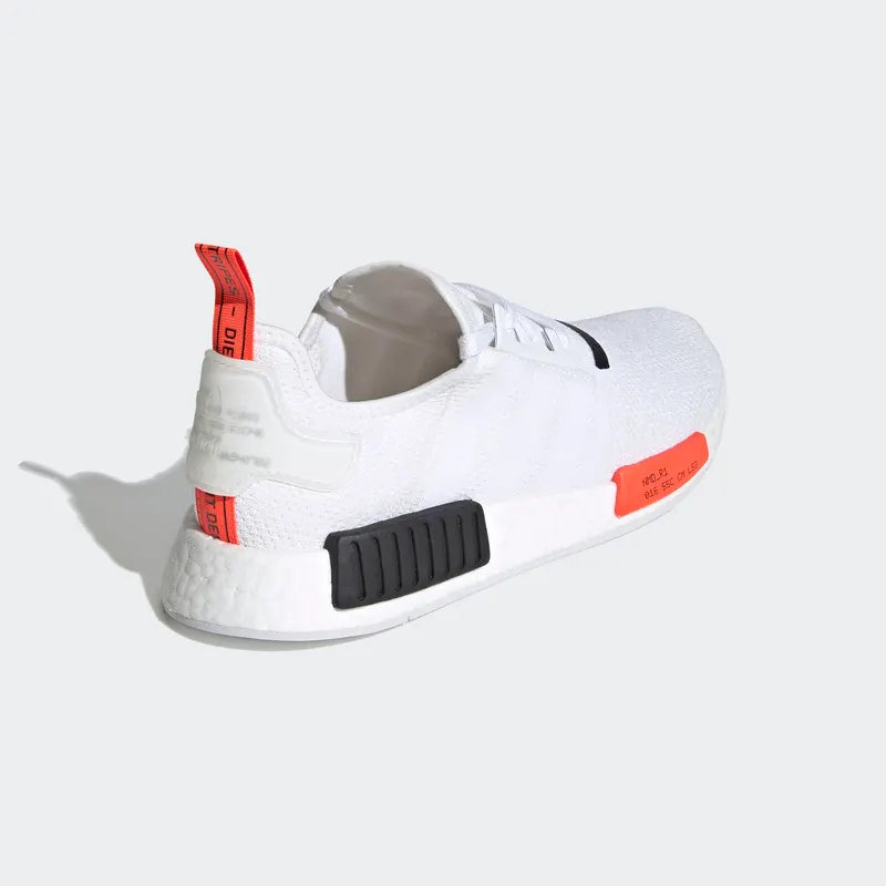 adidas NMD R1 Serial Pack Cloud White Cloud White/Solar Red/Core Black (EH0045)