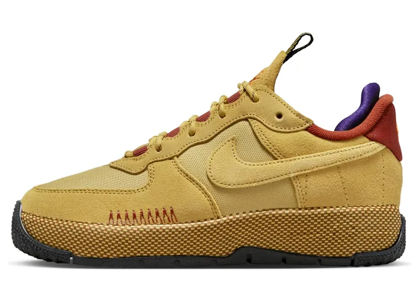 Nike Air Force 1 Wild Wheat Gold/Rugged Orange/Field Purple/Wheat Gold (FB2348-700)