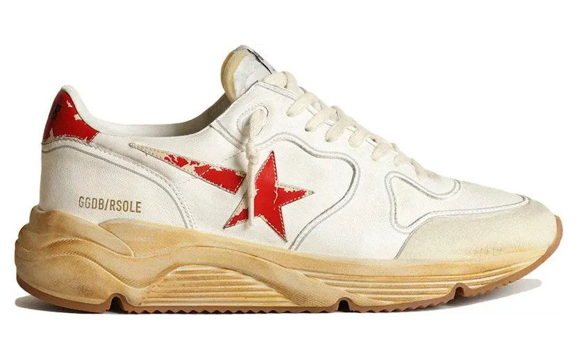 Golden Goose Running Sole White Red (GMF00126.F003460.10575)