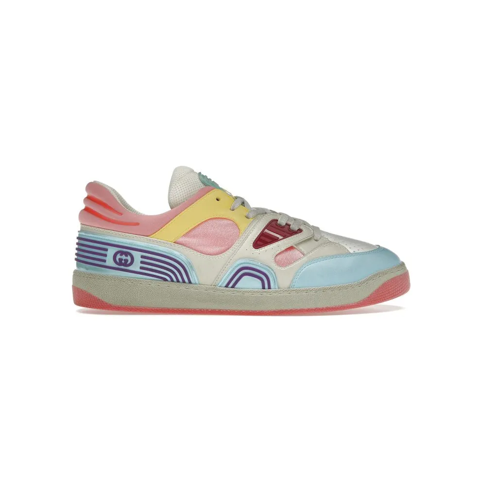 Gucci Basket Low-Top Sneaker Light Blue Demetra Pink (700291 2SHW0 4870)
