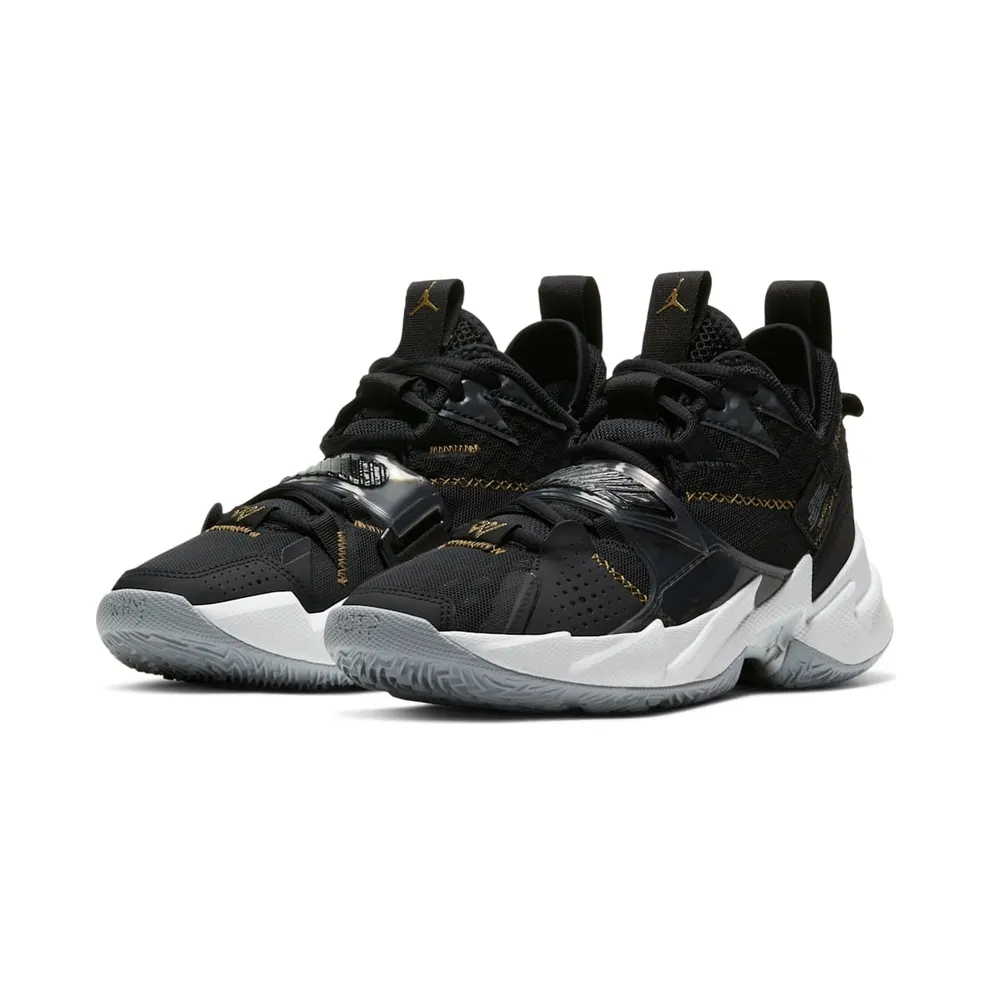 Jordan Why Not Zer0.3 The Family (GS) Black/Metallic Gold-White-Wolf Grey (CD5804-001)