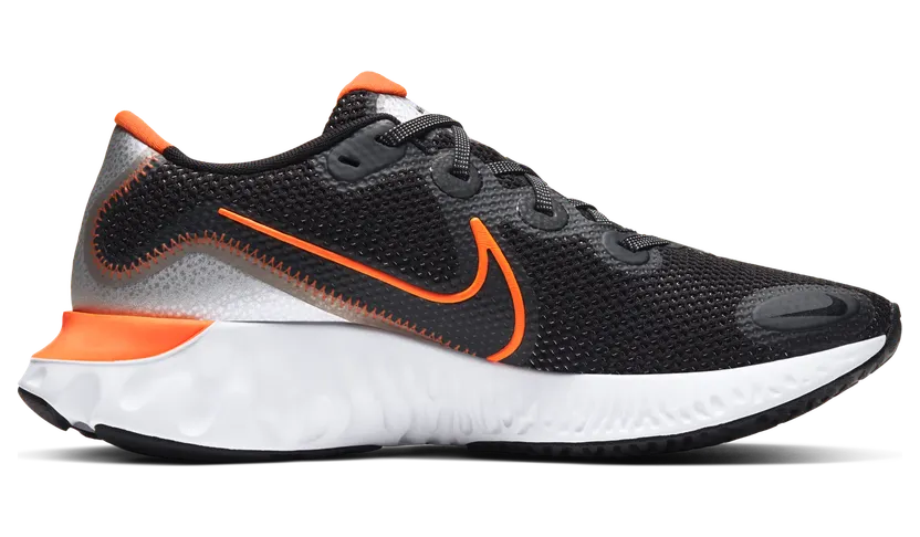 Nike Renew Run ‘Total Orange’ Black/Total Orange (CK6357-001)