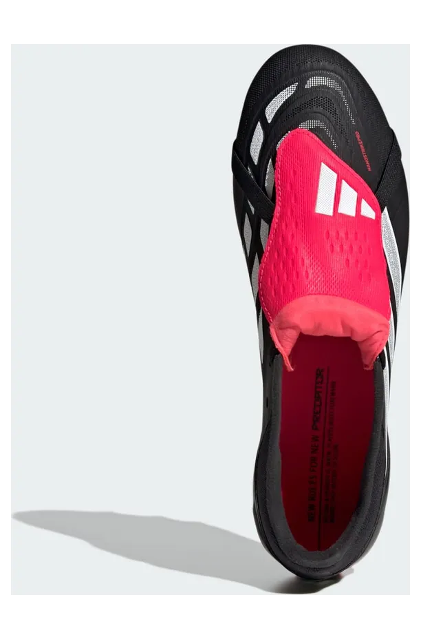 Adidas Predator Pro Fold-Over Tongue AG “Core Black Cloud White Lucid Red” (KI6297)