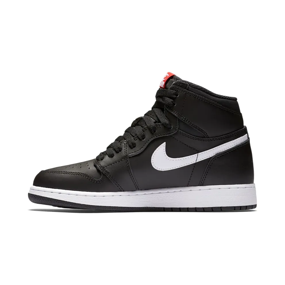 Jordan 1 Retro Yin Yang Black (GS) Black/Black-University Red-White (575441-011)