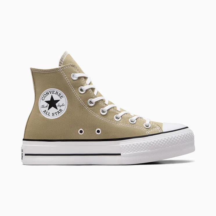 Converse Chuck Taylor All Star Platform Mossy Sloth/wit/zwart – “Brown” (A07571C)