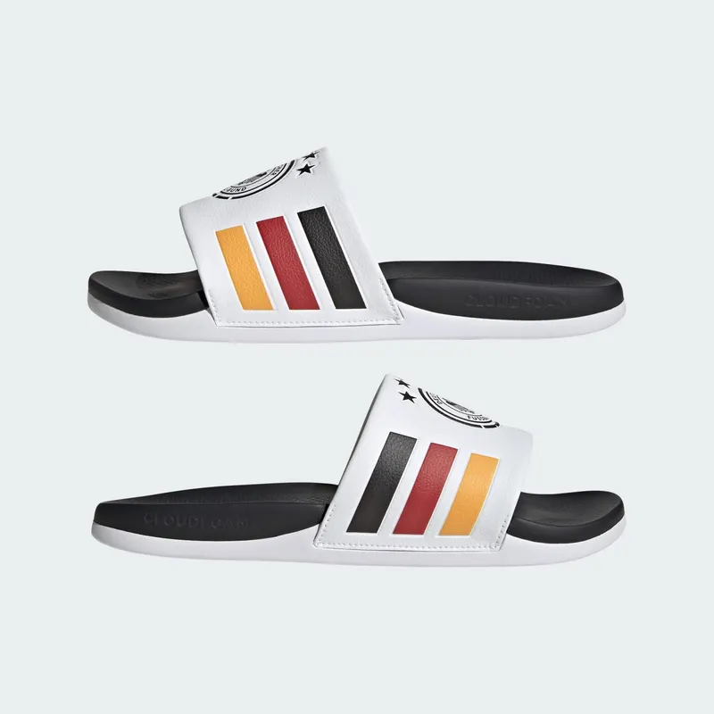 Adidas adilette Comfort 2.0 Duitsland Slides Cloud White / Core Black / Collegiate Gold (HQ2527)