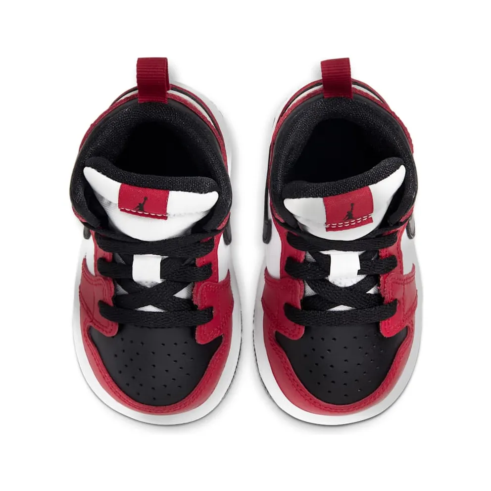 Jordan 1 Mid Chicago Toe (TD) Black/Gym Red-Black (640735-069)