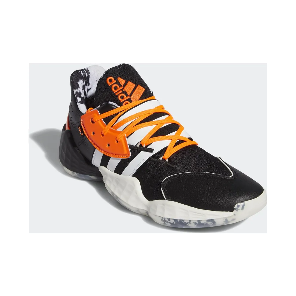 adidas Harden Vol. 4 Daniel Patrick Black Core Black/Cloud White/Solar Orange (FV8053)