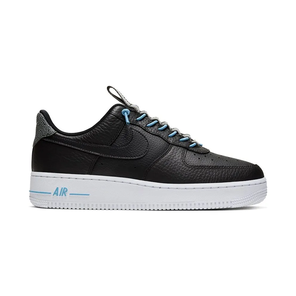 Nike Air Force 1 Low 07 Lux Black Light Blue (W) Black/Light Blue-Black-White (898889-015)