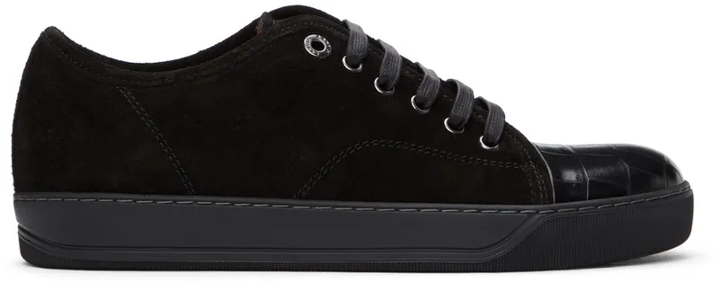 Lanvin Black Suede & Croc DBB1 (FM-SKDBB1-VEW1-H20)