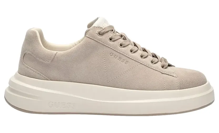 Guess – Elba Sneaker – Heren – Schoenen – Beige (FMTLBA-SUE12-BEIGE)