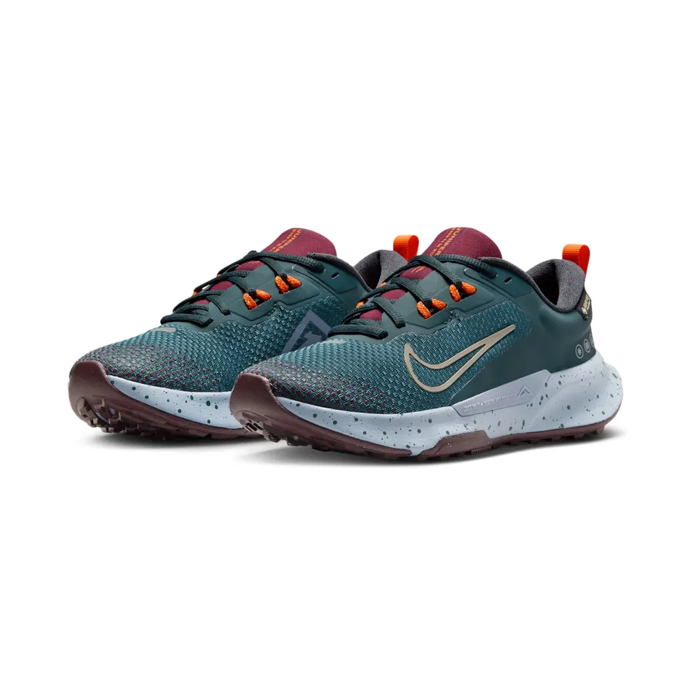 Nike Juniper Trail 2 Gore-Tex Deep Jungle Night Maroon Safety Orange Khaki (FB2065-300)