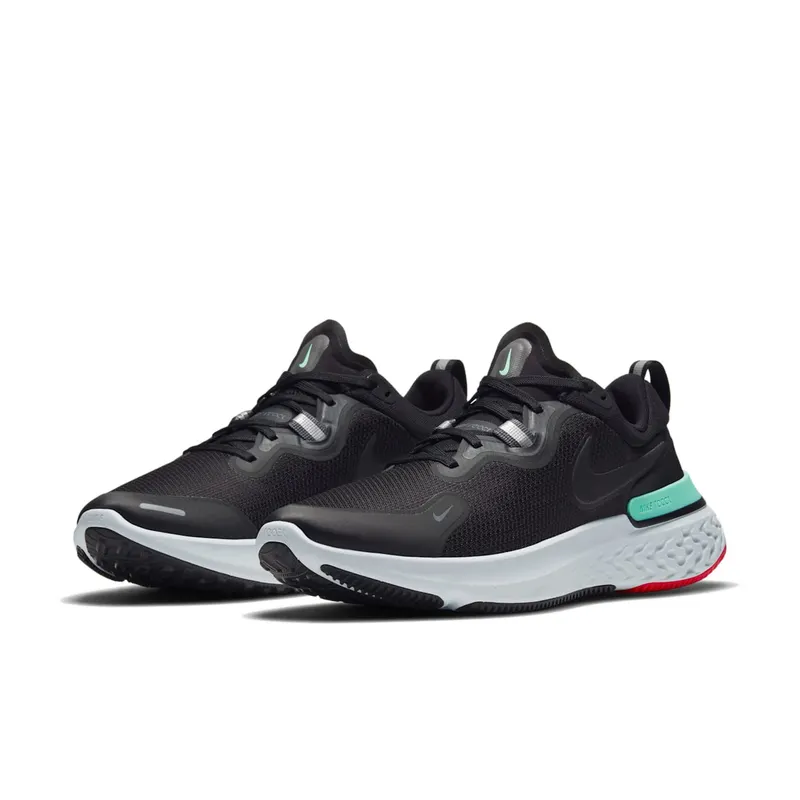 Nike React Miler Black Green Red (CW1777-013)