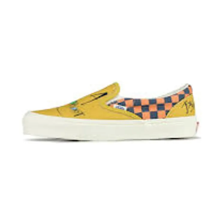 Vans Ralph Steadman x OG Classic Slip-On LX ‘Gonzovationist’ Yellow/White (VN0A45JKVQO)