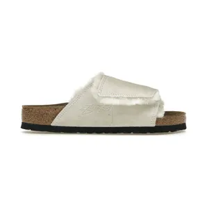 Birkenstock Solana Shearling Slide Stussy Bone (1027679)