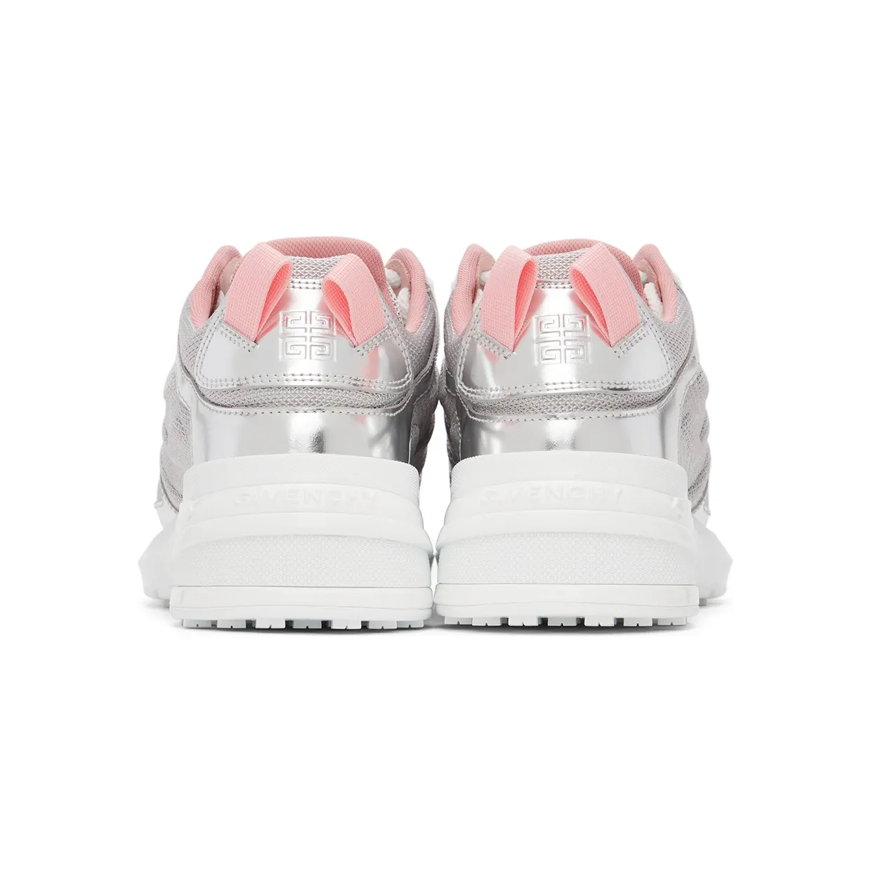 Givenchy Silver GIV 1 Light Runner Sneakers (BE001ZE19D070) (4)