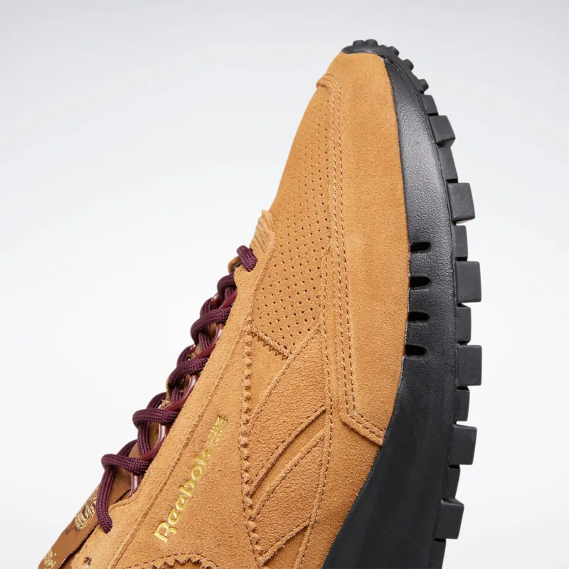 Reebok SNS Classic Leather Legacy Shoes Wild Brown / Maroon / Matte Gold