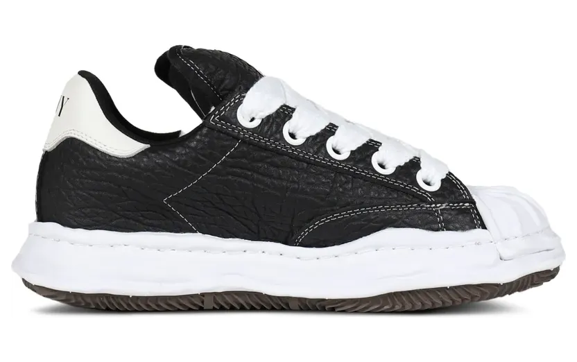 Maison MIHARA YASUHIRO Blakey leren sneakers – Zwart (A15FW730BLK)