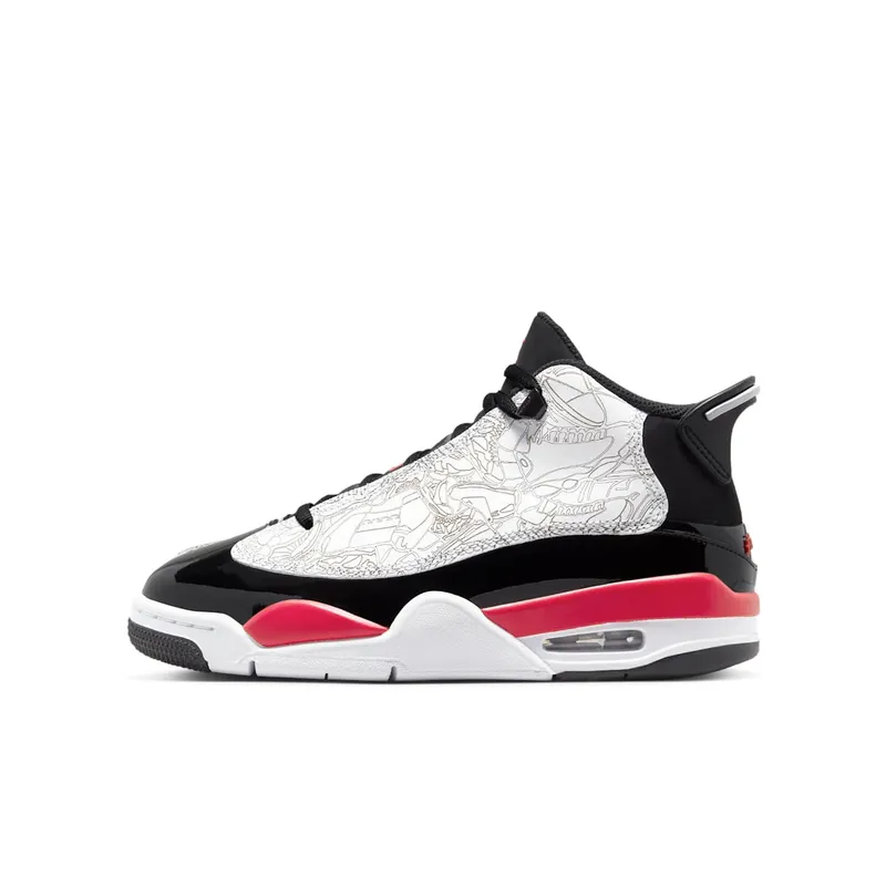 Jordan Dub Zero White Black Fire Red (DV1360-162)