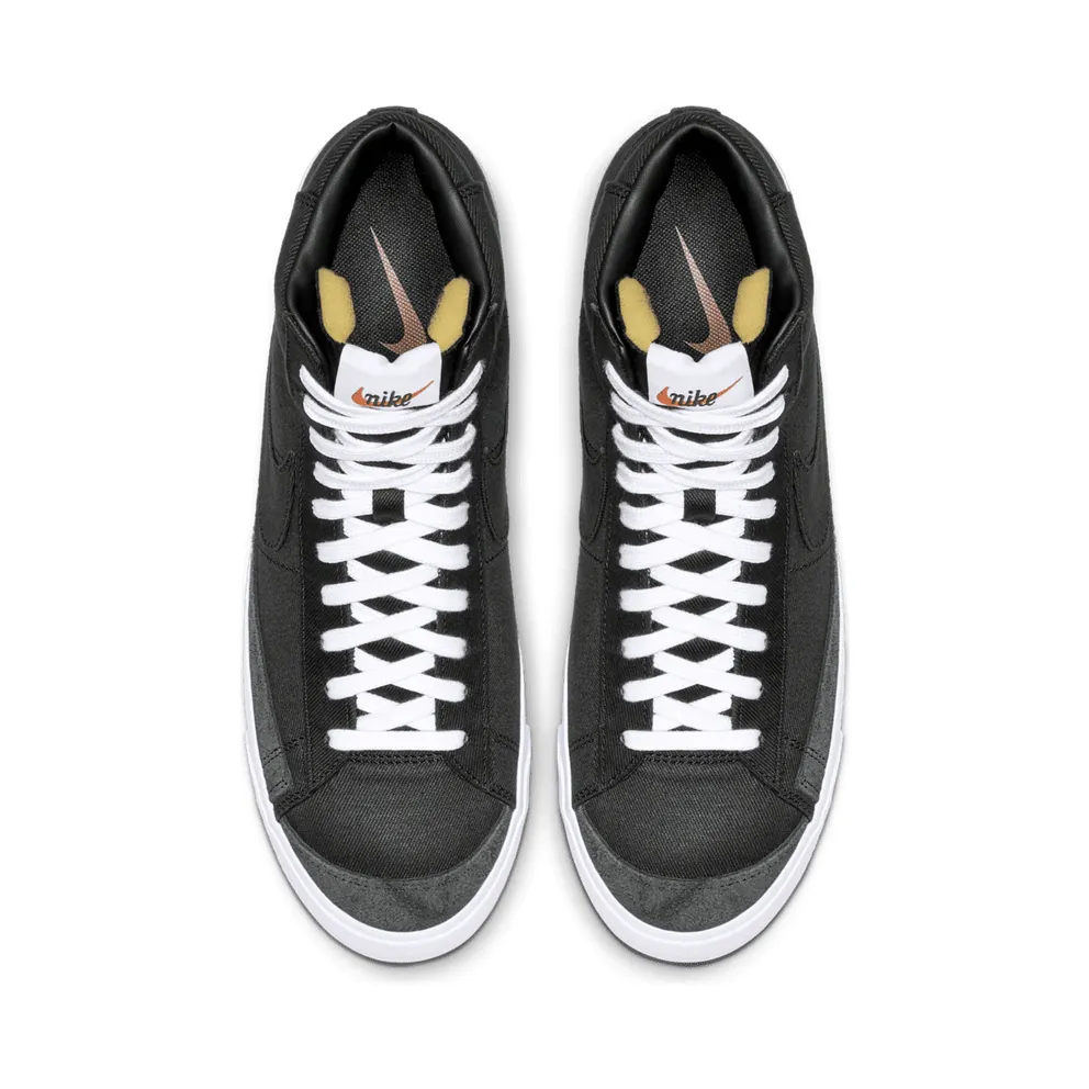 Nike Blazer Mid 77 Vintage Black Canvas Black/Black-Black-White (CD8238-001)