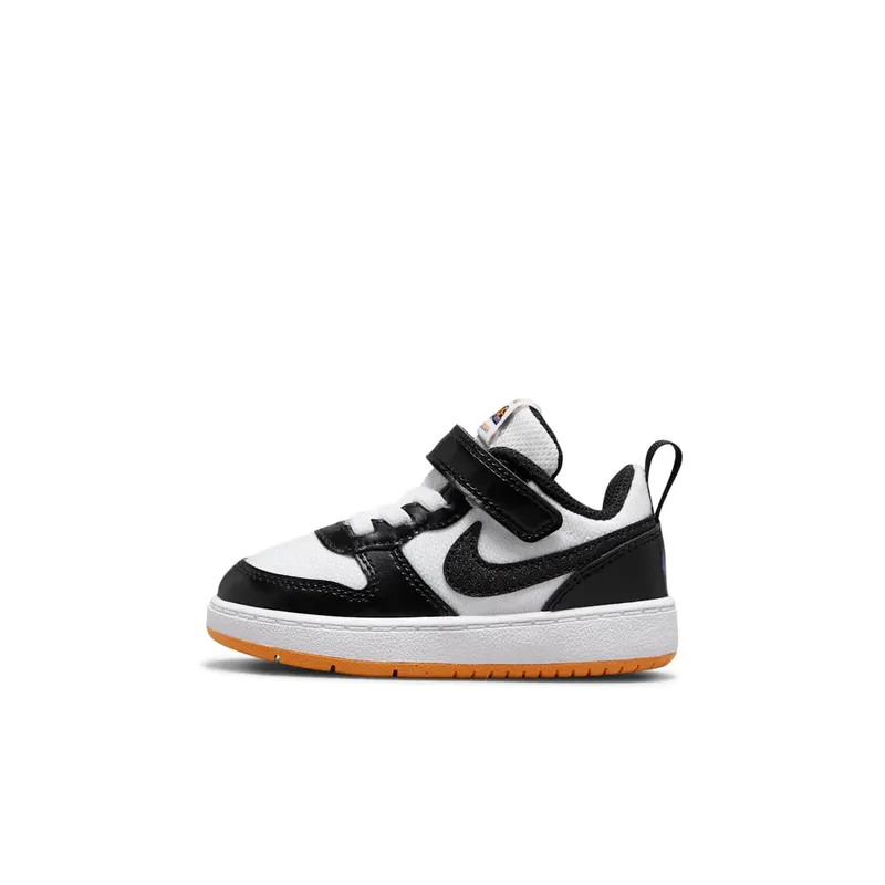 Nike Court Borough Low 2 White Black Kumquat (DN1230-100)
