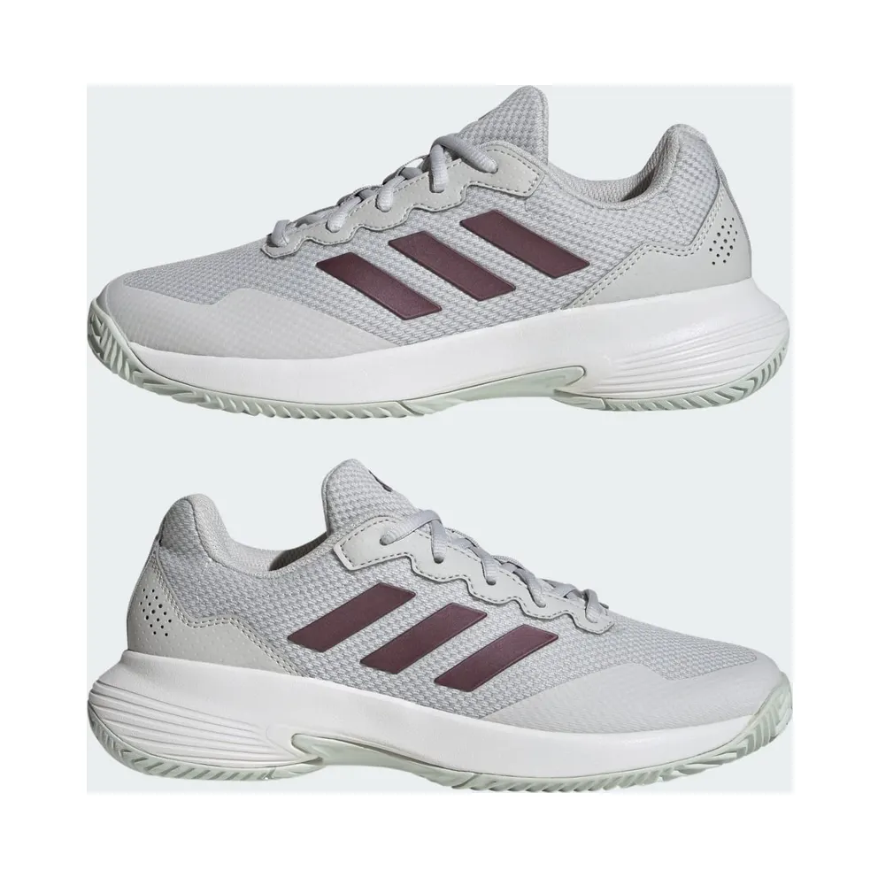 adidas Gamecourt 2.0 Tennis “Grey One / Aurora Met. / Core White” (IE0841)