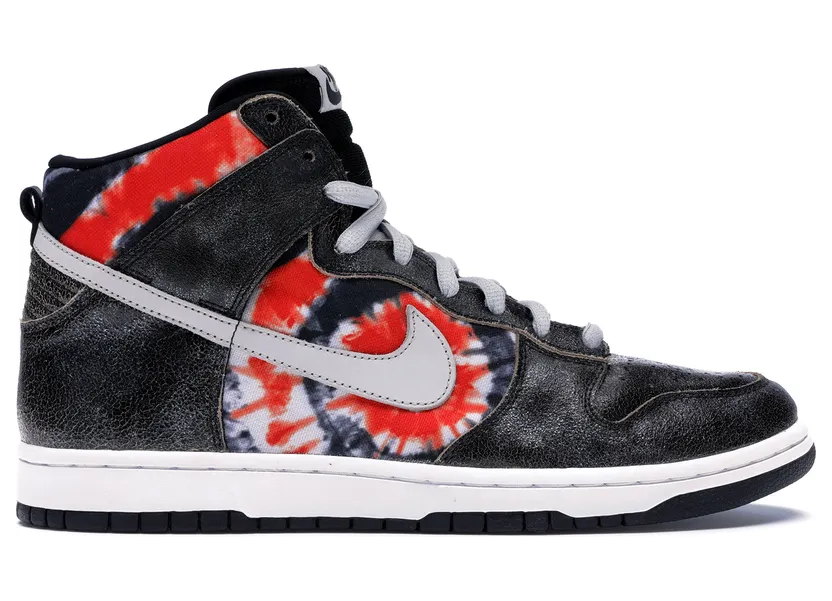 Nike HUF x Dunk High Pro SB ‘Tie-Dye’ White/Neutral Grey-Black (305050-102)
