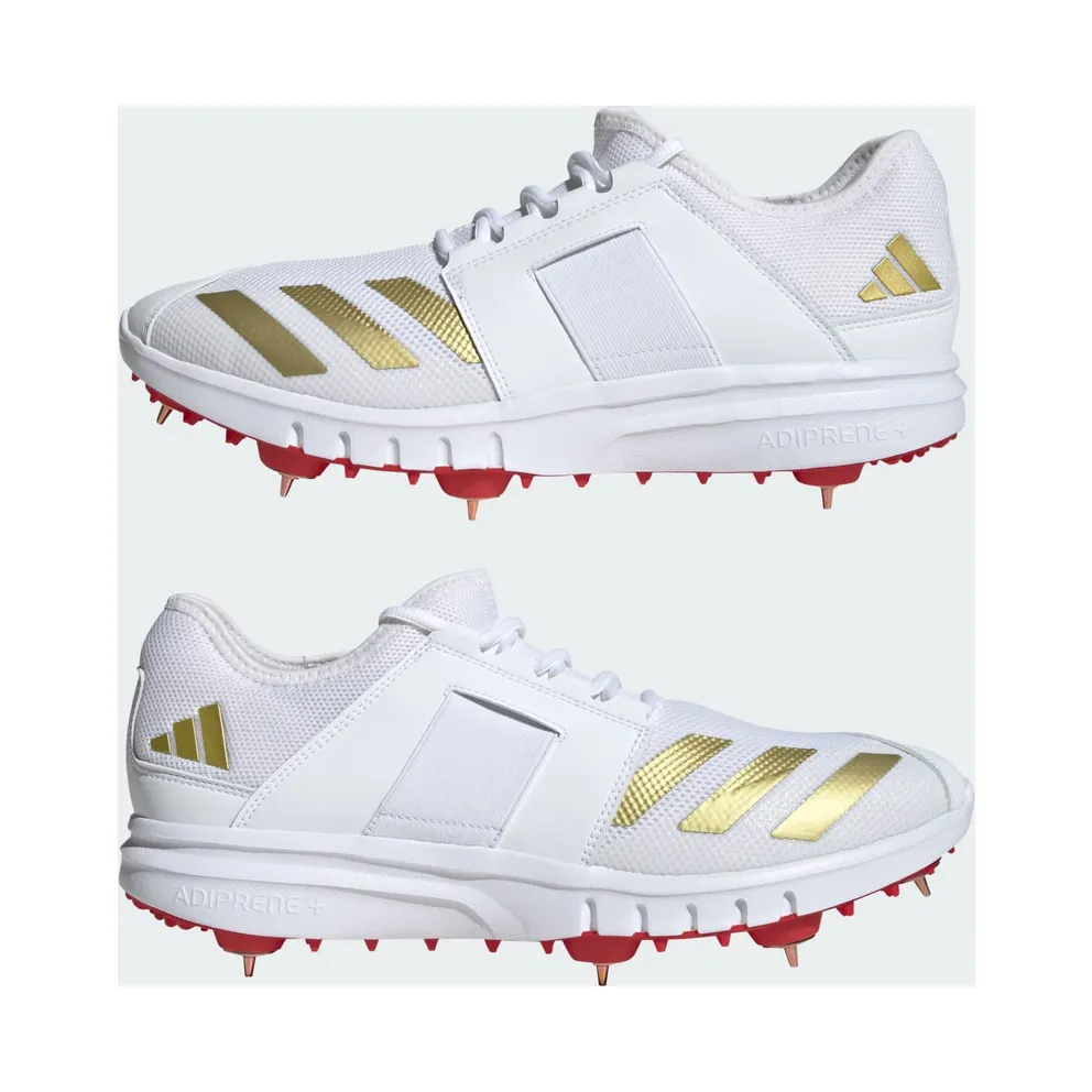 Adidas Howzat Spike 20 Cloud White / Gold Metallic / Pure Ruby (IH8167)