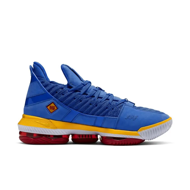 Nike LeBron 16 Superman SuperBron Blue Racer Blue/Varsity Red-Varsity Maize (CD2451-400)