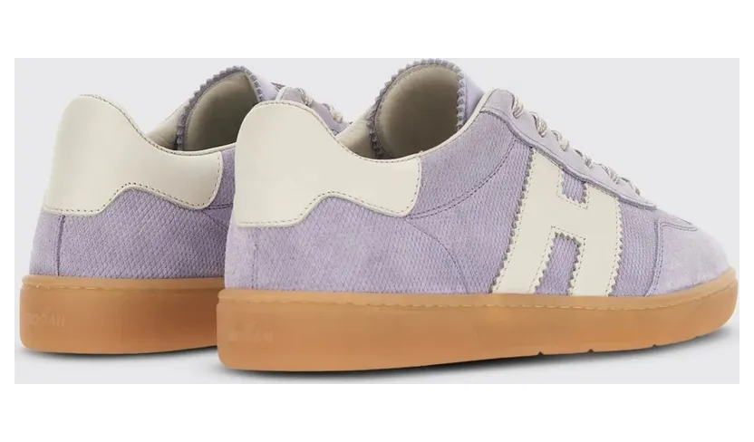 Hogan Cool Embossed Suede Sneakers Lilac (HXW6470FB60UWX0RVS) (2)