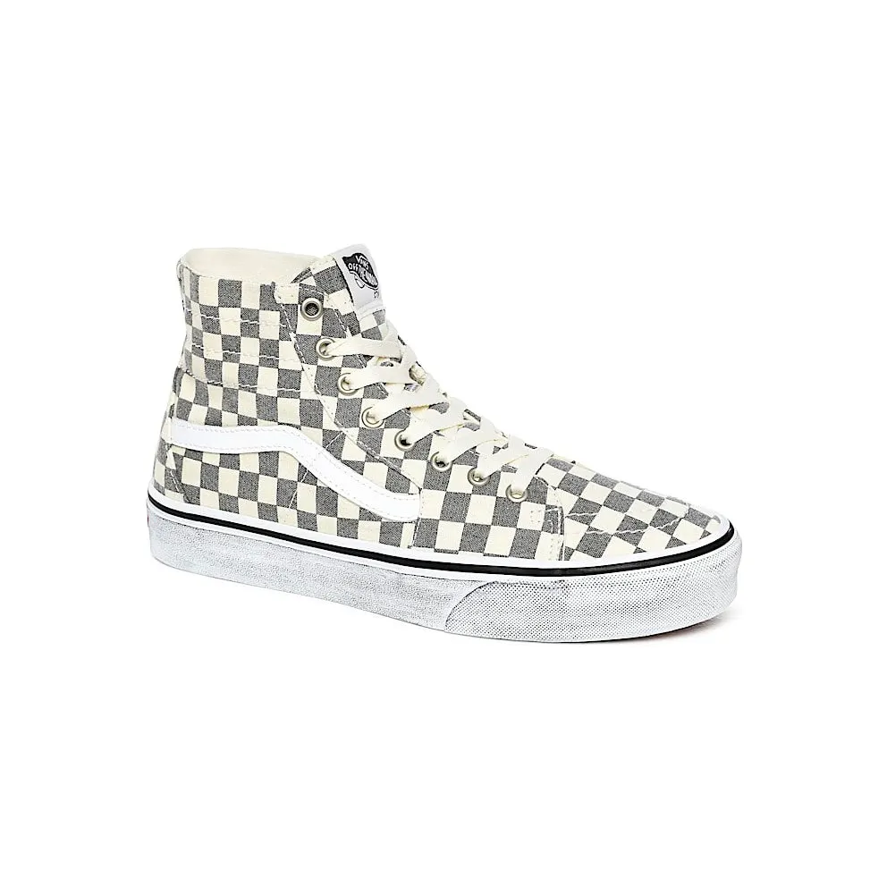 Vans Sk8-Hi Tapered Washed Asphalt True White Checkerboard (VN0A4U16HQE)