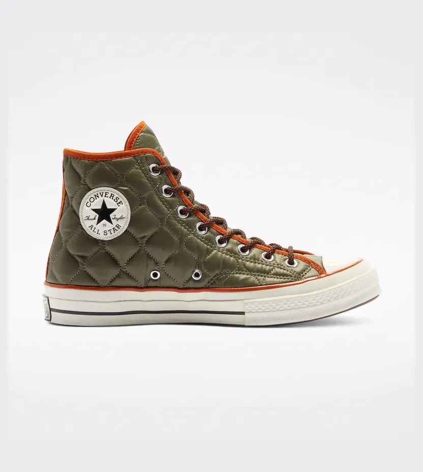 Converse Chuck 70 High ‘Quilted – Green Brown’ Green/Brown/Beige (169375C)