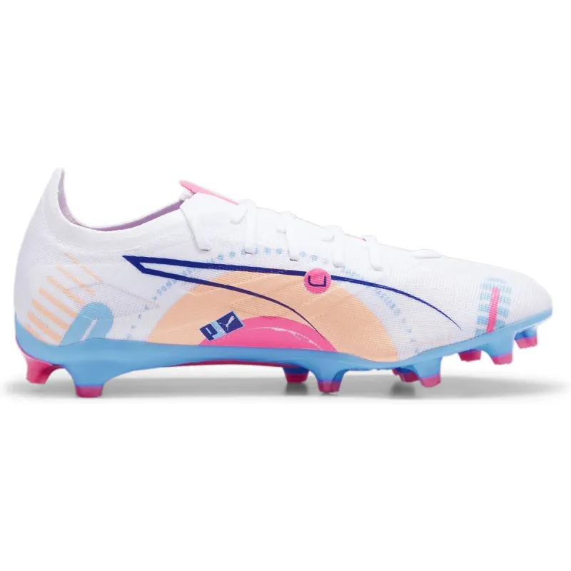 Puma ULTRA 5 MATCH VOL. UP FG/AG für Herren, weiß, Größe 44 ½ EU / 10 UK (108064)